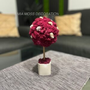 MECHOVÁ DEKORACE - STROMEK V KVĚTINÁČKU