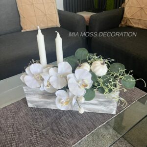 PODZIMNÍ DEKORACE - DŘEVĚNÁ BEDÝNKA