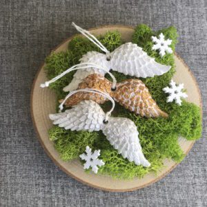 PODZIMNÍ DEKORACE - SÁDROVÁ KŘIDÉLKA