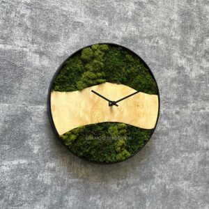 ORIGINÁLNÍ MECHOVÉ HODINY Ø 30CM  BEZINKA