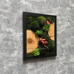 ORIGINÁLNÍ MECHOVÝ OBRAZ 30x25cm