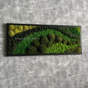 ORIGINÁLNÍ MECHOVÝ OBRAZ 75x30cm